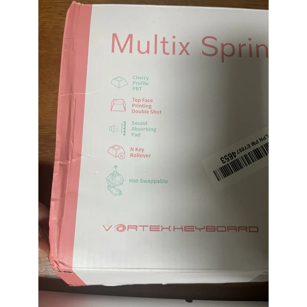Multix Spring Tkl Cherry MX Brown 87% Mechanical Keyboard